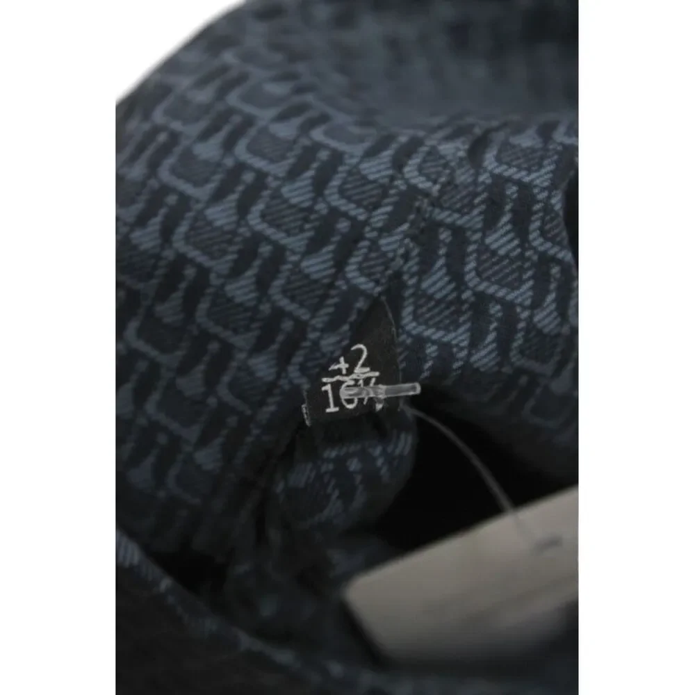 Gucci Mens Cotton Geometric Print Collared Button-Down Shirt Blue Size 42